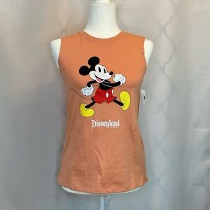 Disney Parks Disneyland Peach Orange Tank Top Women Sizes XS, M, 2X